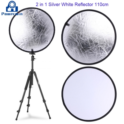 2 in 1 Silver White Reflector 110cm 